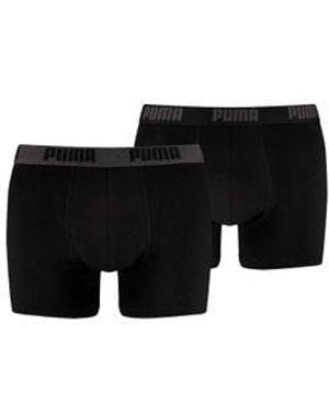 PUMA Herren Boxershort Basic Boxer - Schwarz