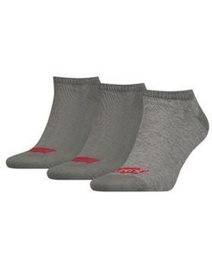 Levi's Sneaker Sportsocken Low Cut Batwing Logo 3Er Pack - Grau