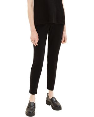 Tom Tailor Damen Hose Jersey Loose Ankle - Schwarz