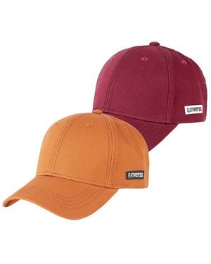 Riverso Herren Cap Rivnoel Baseballcap 2Er Pack - Rot