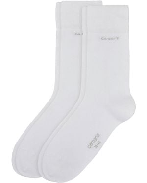 Camano Ca-Soft Socken 2Er Pack - Weiß