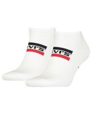 Levi's Sneaker Sportsocken Low Cut Sportswear Logo 2Er Pack - Weiß