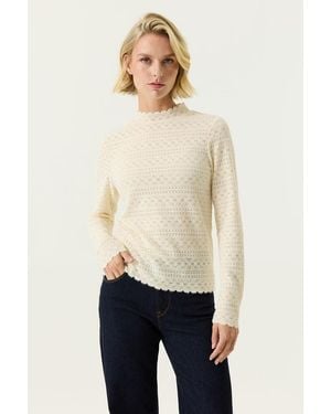 Garcia Longsleeve Gebroken - Naturel