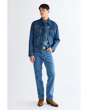 Wrangler Texas Regular Fit Stretch Desert Mirage - Blauw