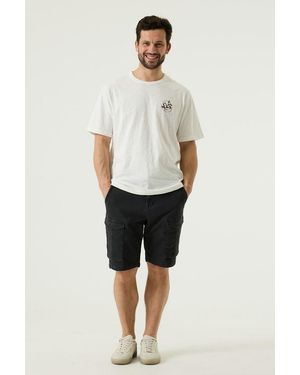 Pilot Cargo Short Donker - Wit