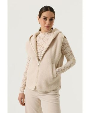 Garcia Gilet Gebroken - Naturel