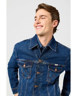 Wrangler Denim Jack Meadow Haze - Blauw