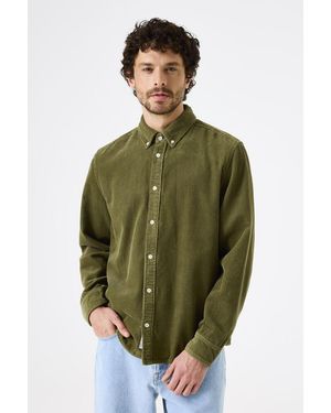 Garcia Corduroy Overshirt - Groen