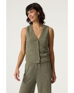 Garcia Gilet Olijf - Groen