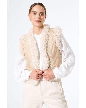 Garcia Gilet Beige - Naturel