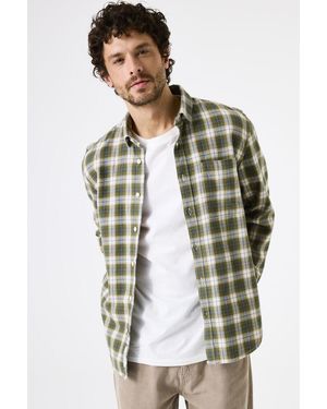 Garcia Overhemd Geruit - Groen