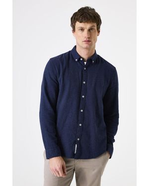 Garcia Overhemd Donker - Blauw