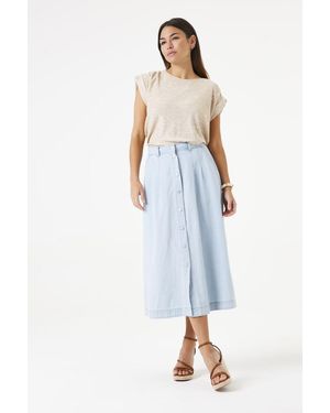 Garcia Denim Rok Bleached - Blauw