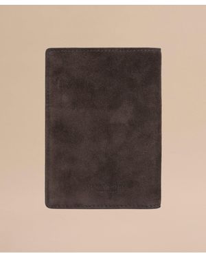 Jenni Kayne Suede Passport Holder - Black