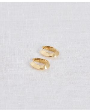 Sophie Buhai Small Ada Hoops - White