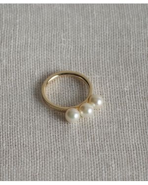 Jenni Kayne Elodie Pearl Ring - Gray