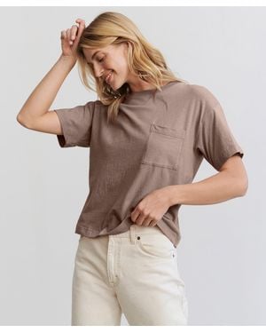 Jenni Kayne Vintage Pocket T-Shirt - Brown