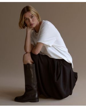 Jenni Kayne Leather Stowe Boot - Black