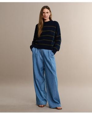 Jenni Kayne Denim Newport Trouser - Blue