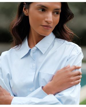 Jenni Kayne Boyfriend Shirt - Blue
