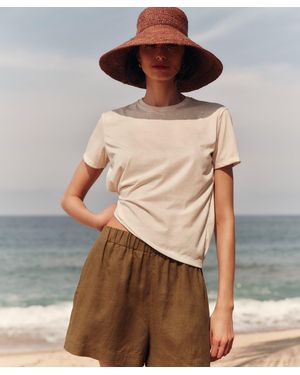 Jenni Kayne Clean Classic T-Shirt - Brown
