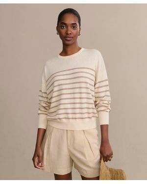 Jenni Kayne Avery Crewneck Top - Natural