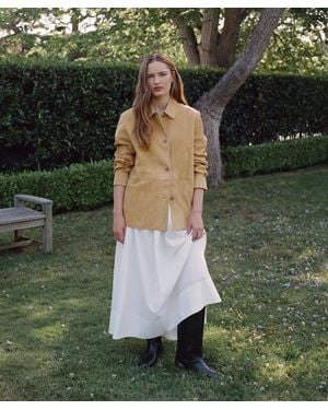 Jenni Kayne Suede Lennox Jacket - Green