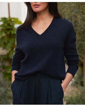 Jenni Kayne Flynn Cashmere Sweater - Blue