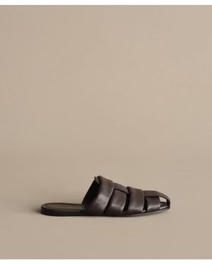 Jenni Kayne Leather Camilla Mule - Black