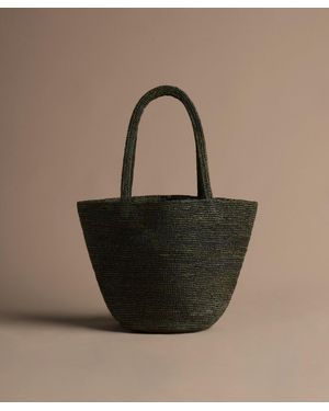 Jenni Kayne Hollis Raffia Bag - Natural