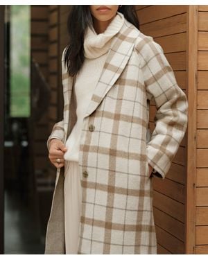 Jenni Kayne Austin Wool Coat - Brown