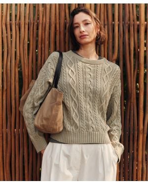 Jenni Kayne Aire Crewneck Top - Brown