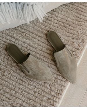 Jenni Kayne Oiled Leather Mule - Green