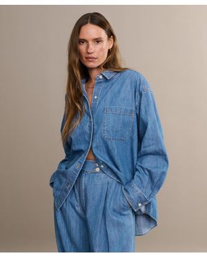 Jenni Kayne Parker Oversized Shirt - Blue