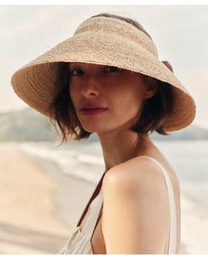 Jenni Kayne Shore Raffia Visor - Brown