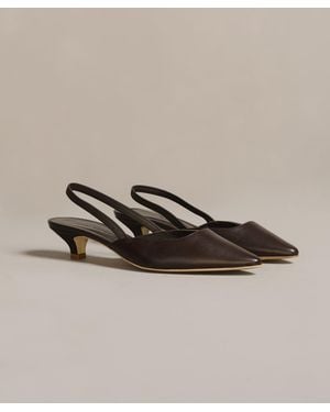 Jenni Kayne Leather Kitten Heel - Multicolor