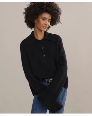 Jenni Kayne Cashmere Stevie Polo - Black