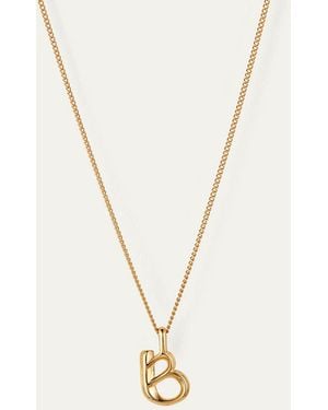 Jenny Bird Monogram Necklace - B - Natural