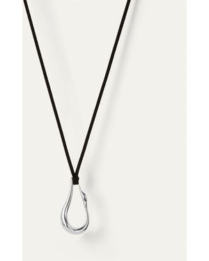 Jenny Bird Egret Rope Necklace - Natural