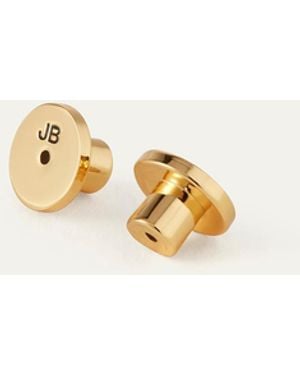 Jenny Bird Flat Disc Earring Backs - White