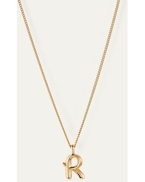 Jenny Bird Monogram Necklace - R - Natural