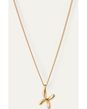 Jenny Bird Monogram Necklace - X - Natural