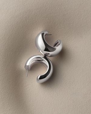 Jenny Bird Gia Hoop Earrings - Brown