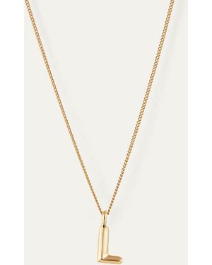 Jenny Bird Monogram Necklace - L - Natural