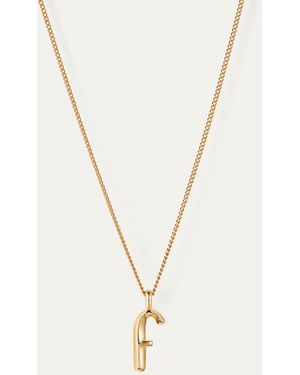Jenny Bird Monogram Necklace - F - Natural