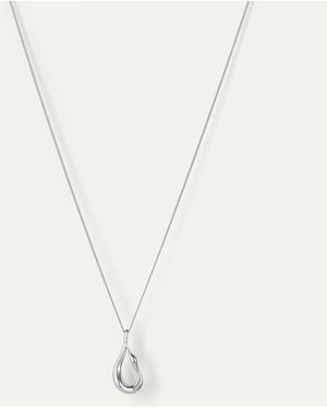 Jenny Bird Mini Egret Pendant Necklace - White
