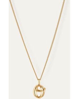 Jenny Bird Monogram Necklace - O - Natural
