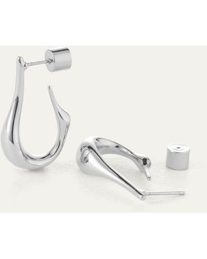 Jenny Bird Colette Hoop Earrings - Small - Natural
