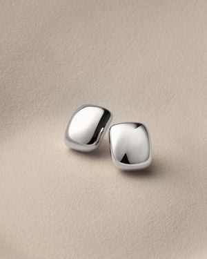 Jenny Bird Small Tate Earrings - Brown