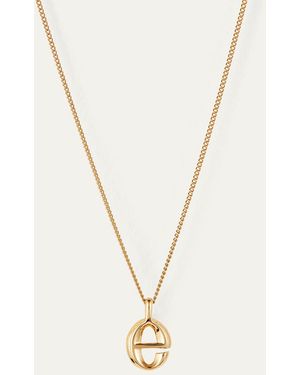 Jenny Bird Monogram Necklace - E - Natural